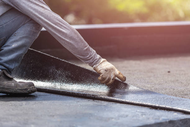 Professional Interior Drainage System technician working in Markleville, IN
